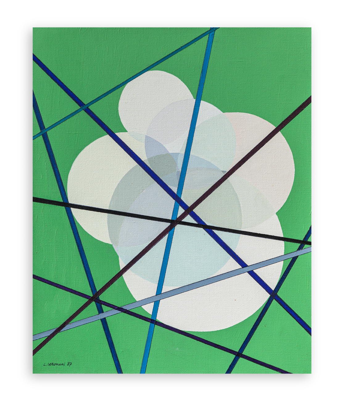 LUIGI VERONESI (1908-1998) - Tangenti N.11, 1987
