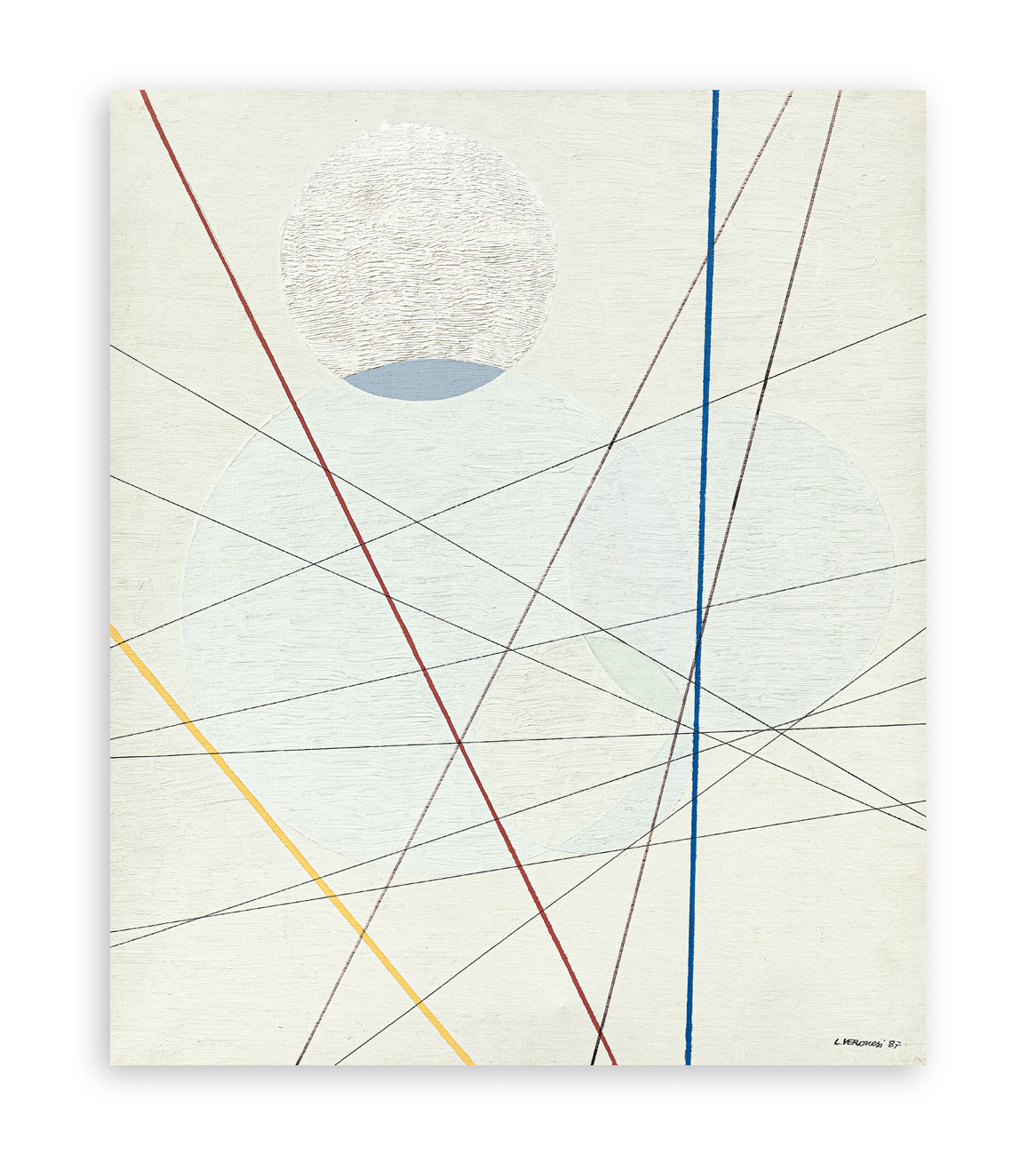 LUIGI VERONESI (1908-1998) - Senza Titolo, 1987