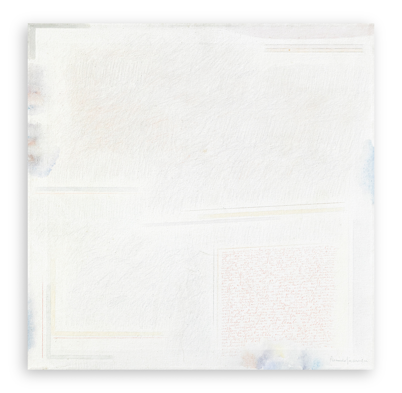 RICCARDO GUARNERI (1933) - Uno scritto in rosa, 1991