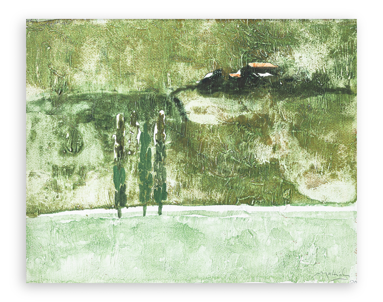CARLO MATTIOLI (1911-1994) - Paesaggio, 1978