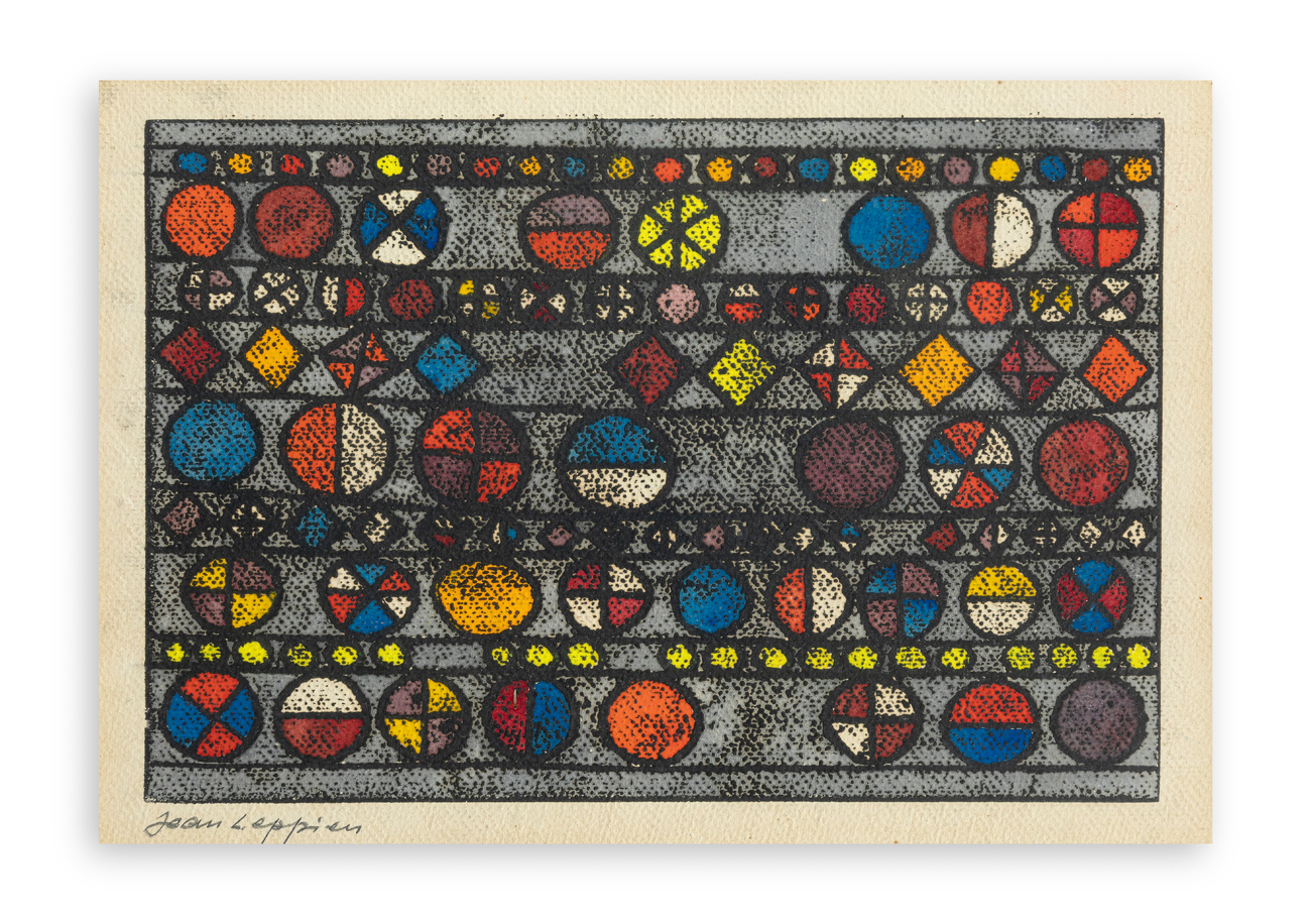 JEAN LEPPIEN (1910-1991) - Senza Titolo, anni '70