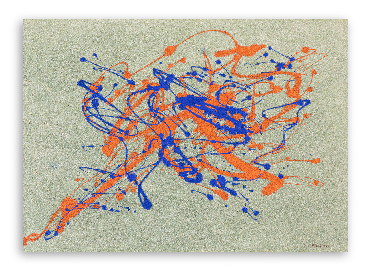 GIULIO TURCATO (1912-1995) - Itinerari, 1972