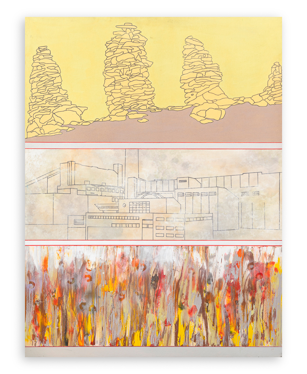 RENATO MAMBOR (1936-2014) - Paesaggi tagliati, 2005