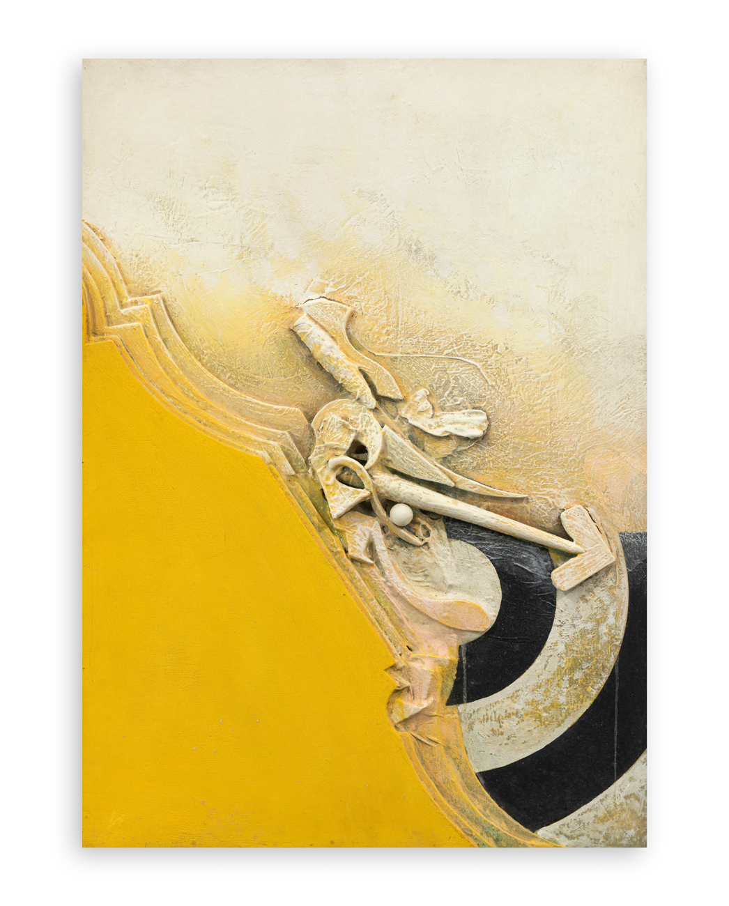 LUCIO DEL PEZZO (1933-2020) - Dittico giallo I, 1962