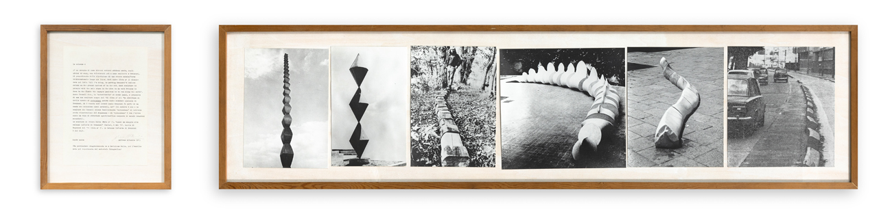 ADRIANO ALTAMIRA (1947) - La colonna d, 1973-1974