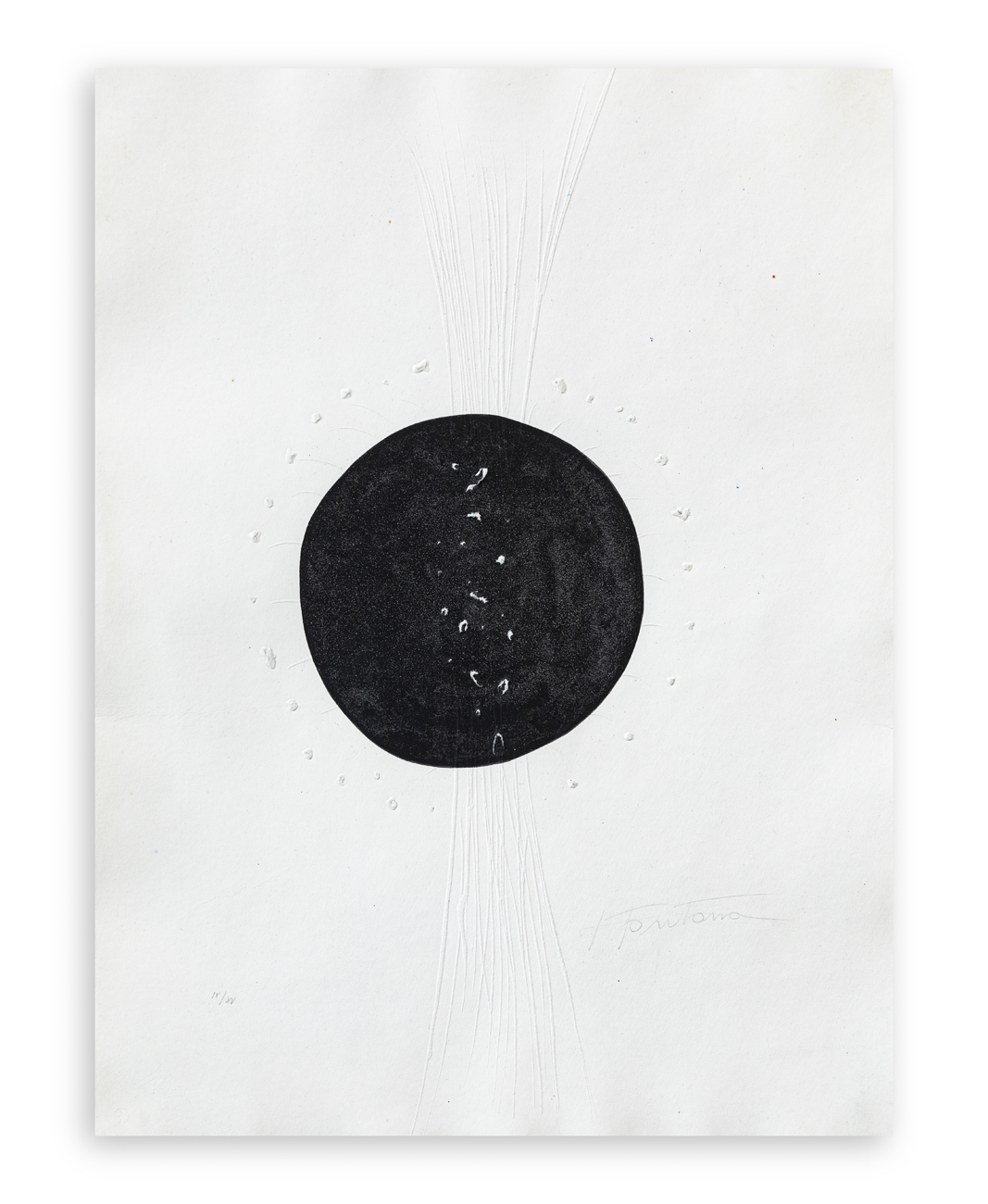 LUCIO FONTANA (1899-1968) - Concetto Spaziale, 1968