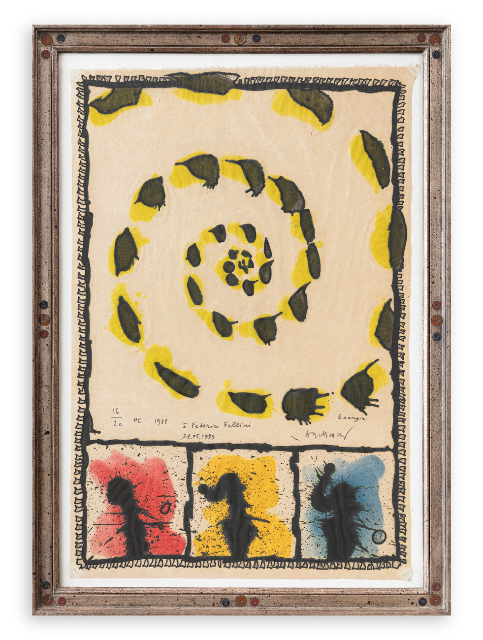 PIERRE ALECHINSKY (1927) - Energie, 1988