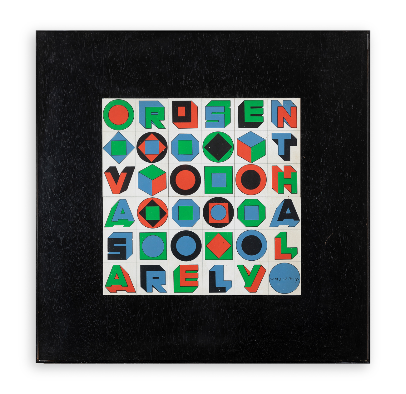 VICTOR VASARELY (1906-1997) - Senza Titolo (Composizione per Rosenthal), 1976