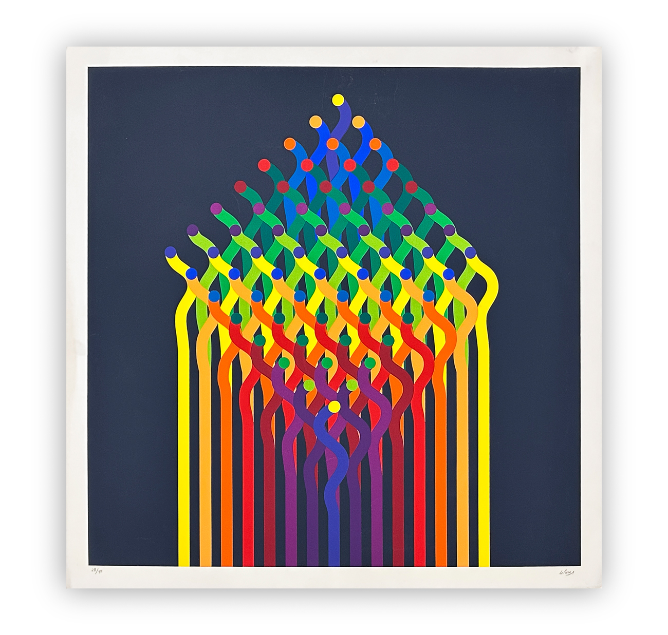 JULIO LE PARC (1928) - Senza Titolo
