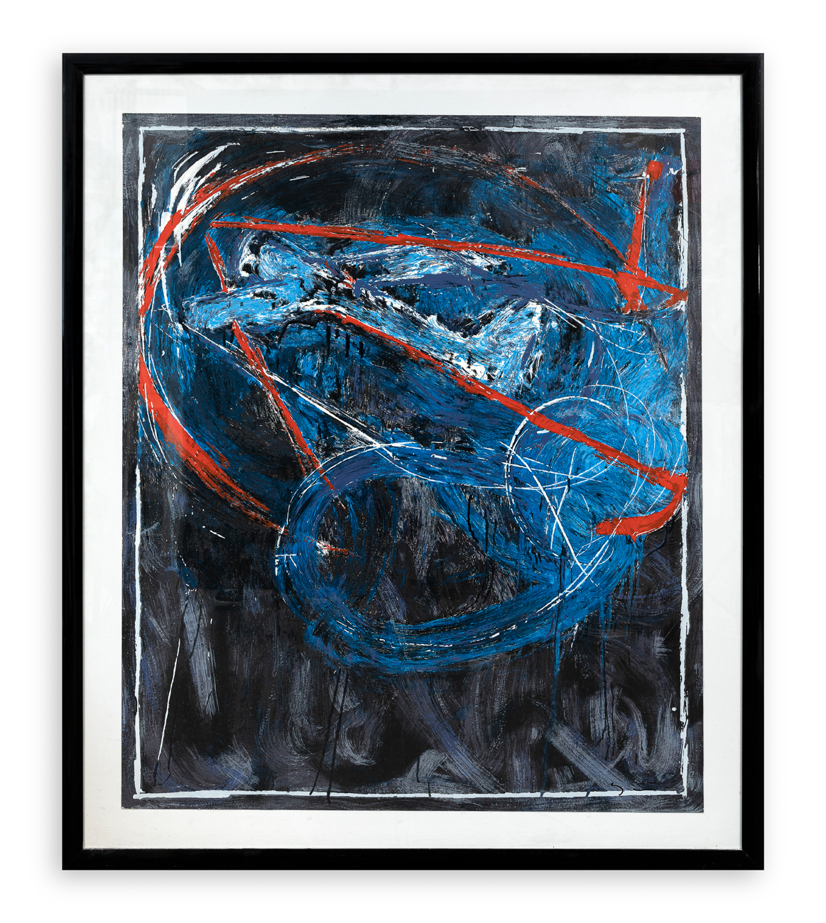 MARIO SCHIFANO (1934-1998) - Navigatore notturno, 1989