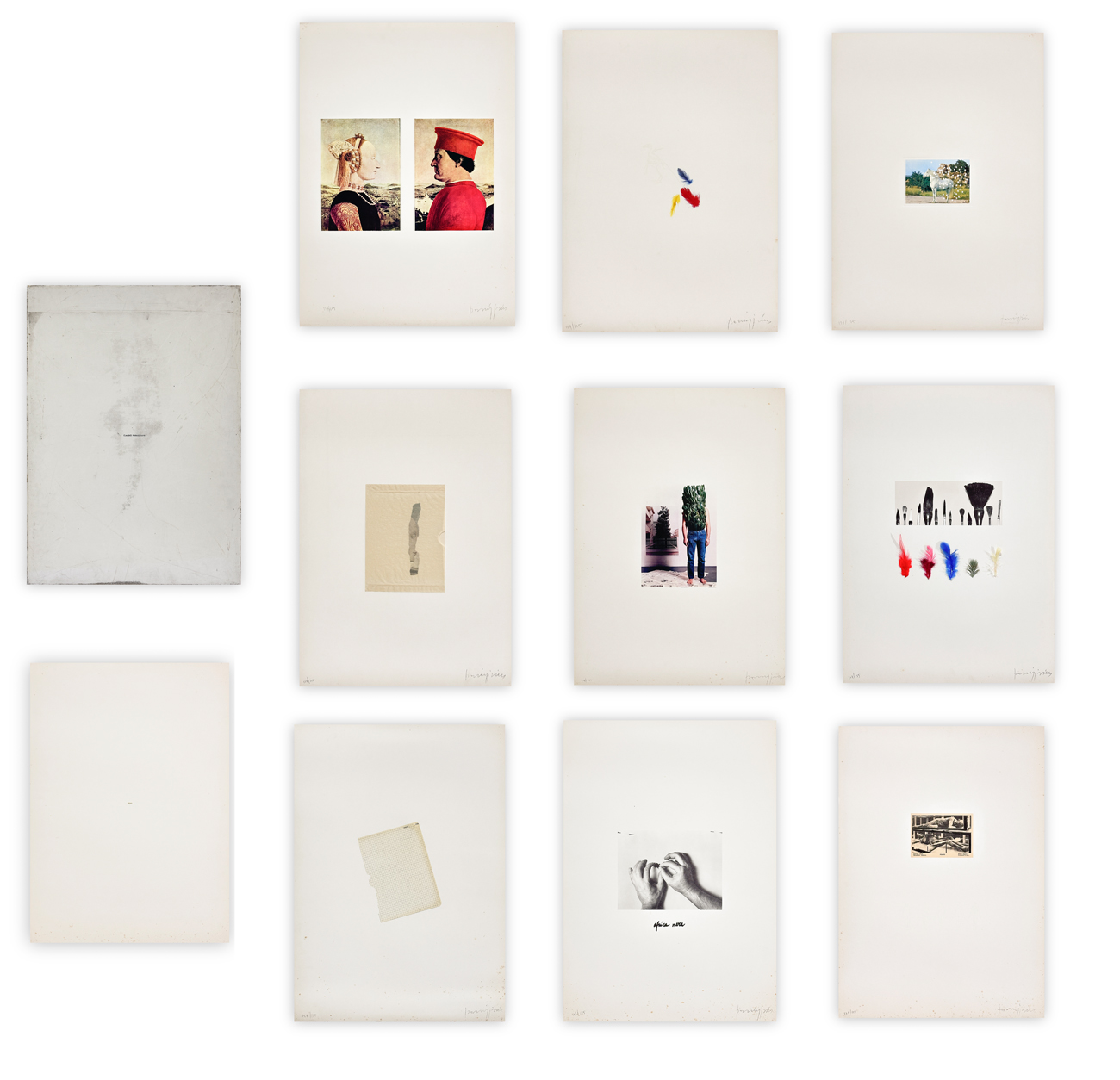 CLAUDIO PARMIGGIANI (1943) - Senza Titolo, 1970