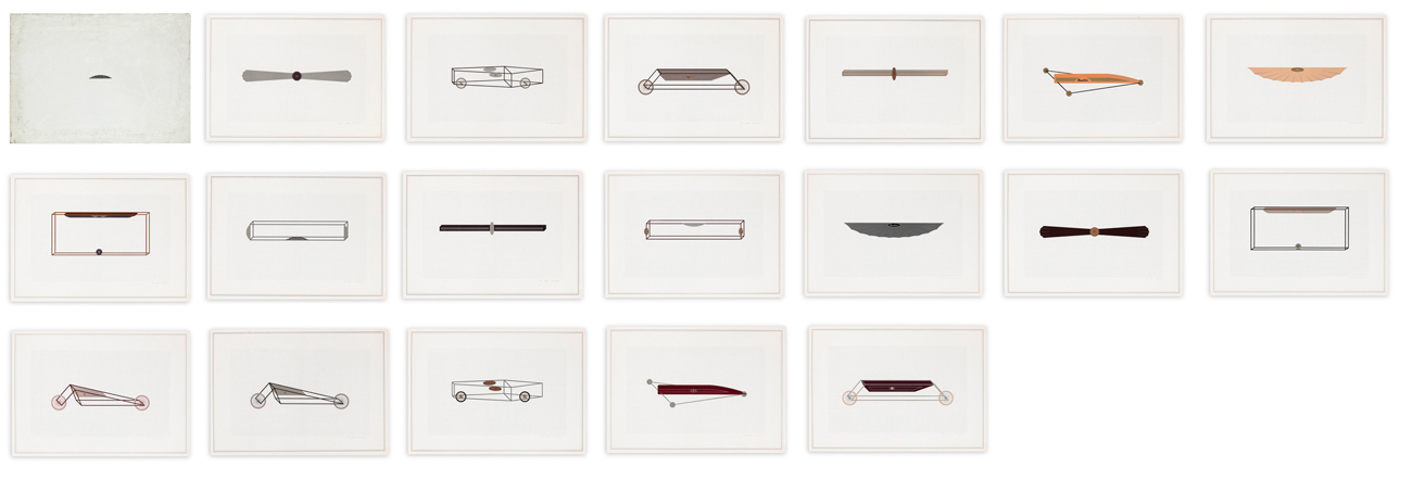 GIANNI PIACENTINO (1945) - Vehicles Sculptures Wall Sculptures, 1971