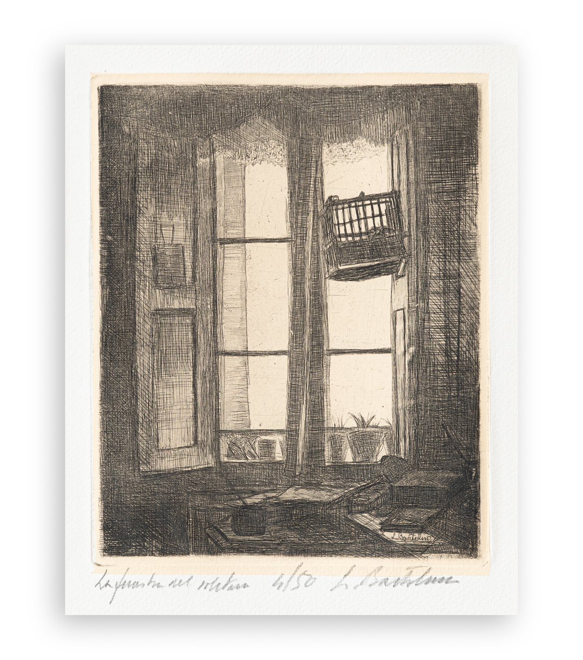 LUIGI BARTOLINI (1892-1963) - La finestra del solitario