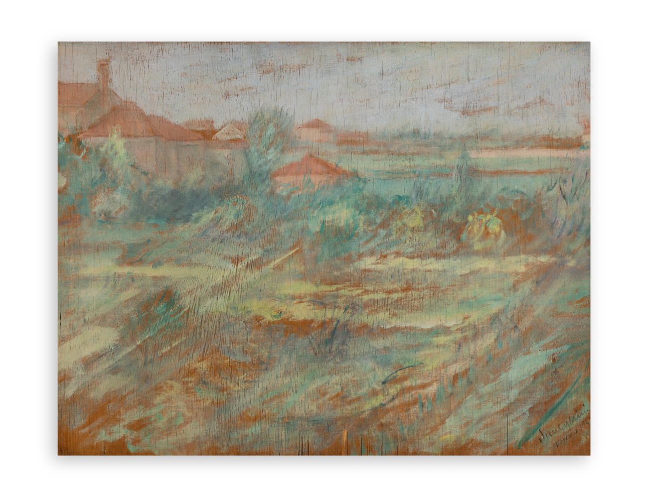 PIO SEMEGHINI (1878-1964) - Senza Titolo (Orti di Burano), 1942