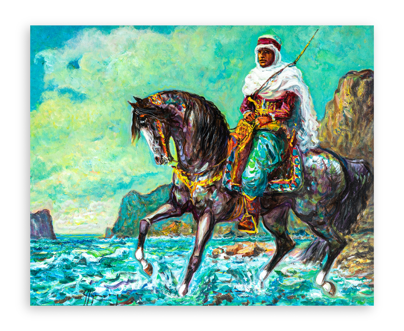 GIOVANI FRANCESCO GONZAGA (1921-2007) - Cavaliere Berbero, 2002