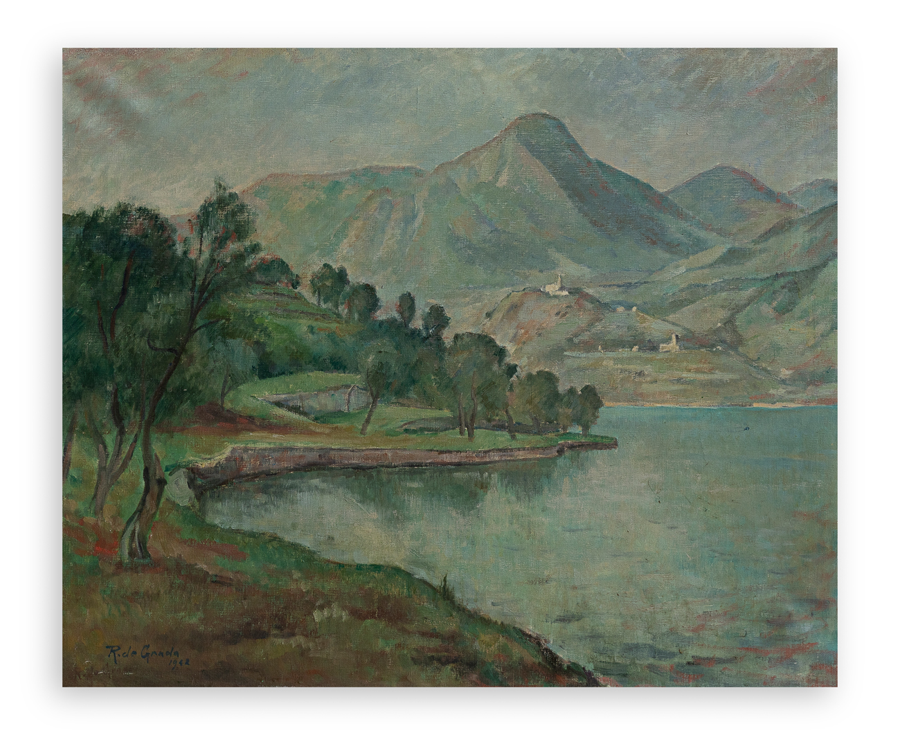 RAFFAELE DE GRADA (1885-1957) - Paesaggio, 1942
