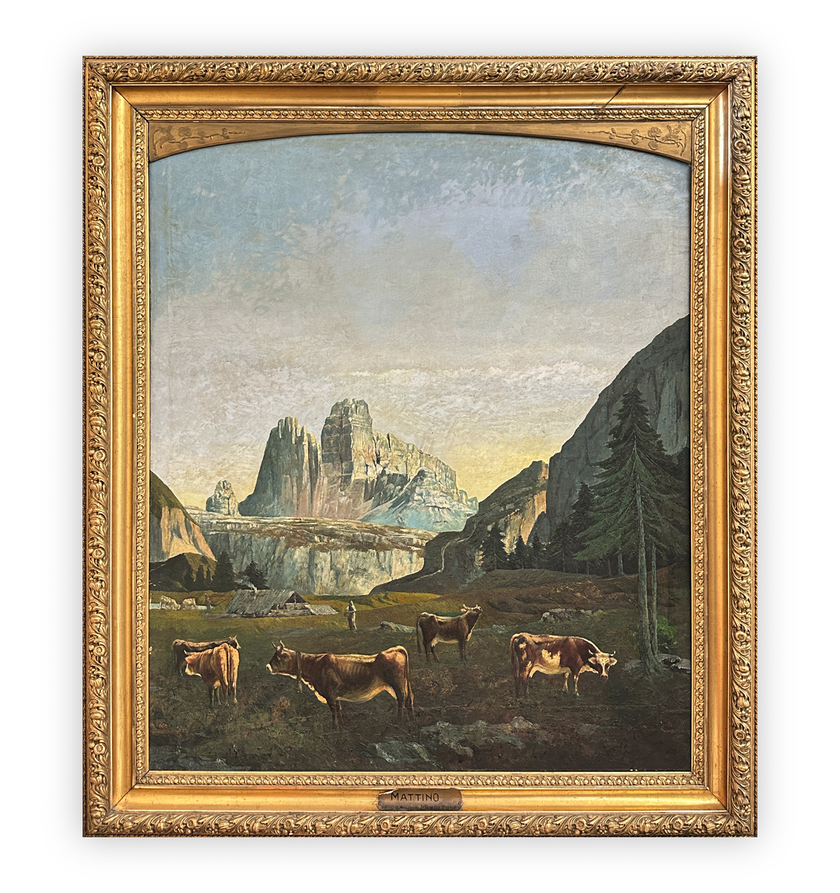 ANONIMO  - Mattino. L'ora della mungitura, seconda metà del XIX secolo