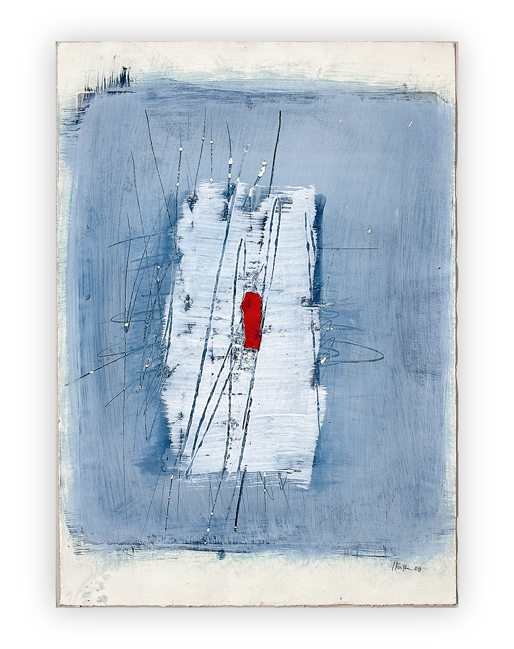 GUIDO STRAZZA (1922) - Centro rosso, 2008