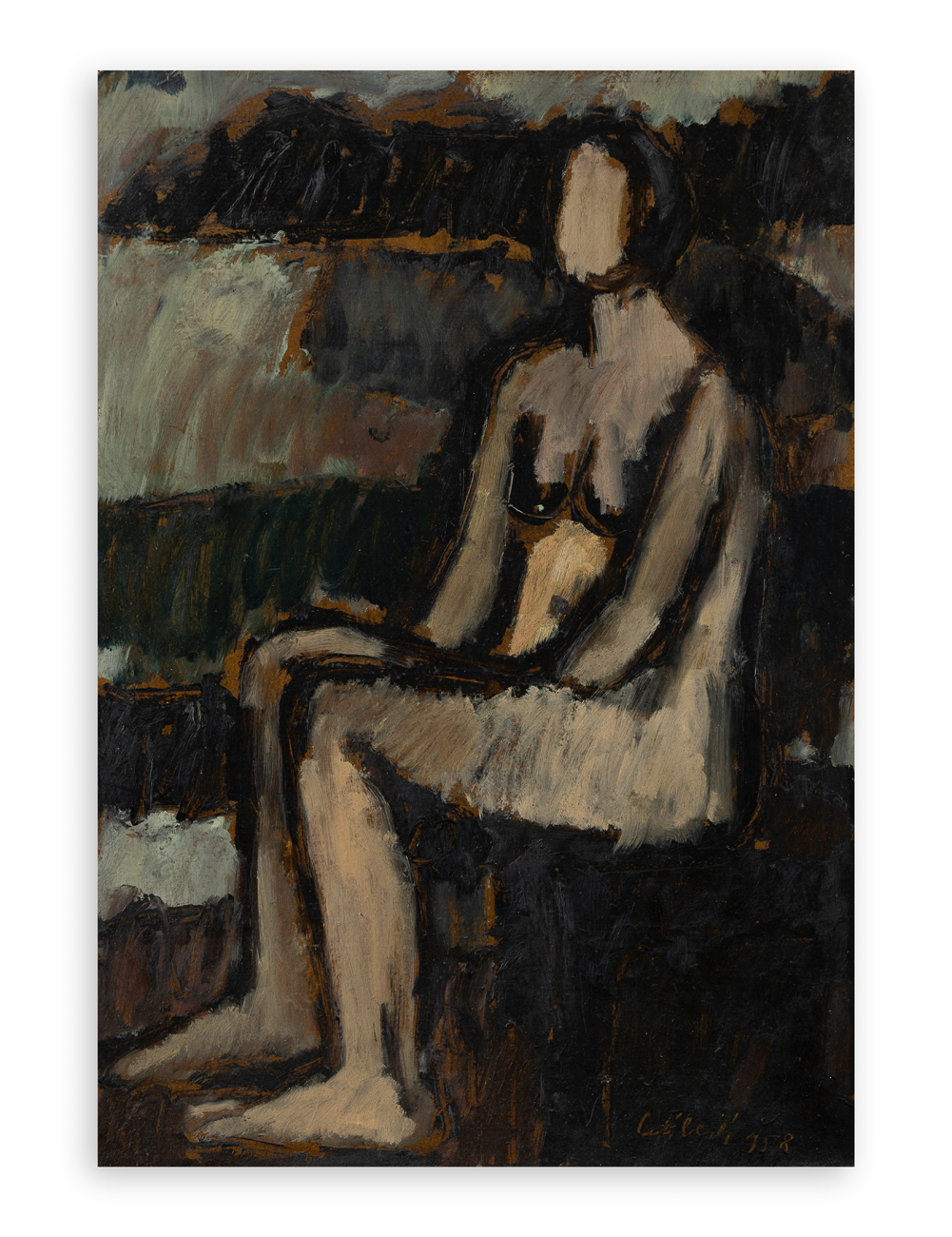 GIORGIO CELIBERTI (1929) - Senza Titolo, 1958