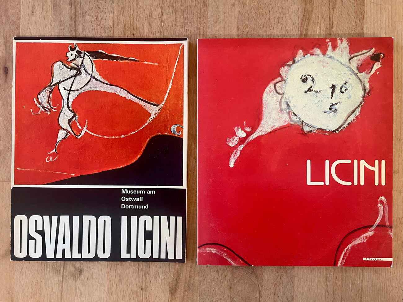OSVALDO LICINI - Lotto unico di 2 cataloghi