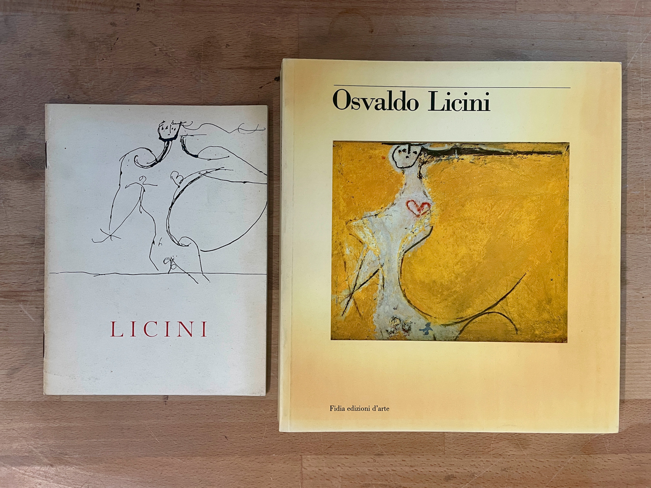 OSVALDO LICINI - Lotto unico di 2 cataloghi
