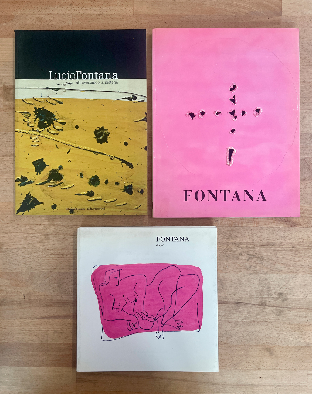 LUCIO FONTANA - Lotto unico di 3 cataloghi