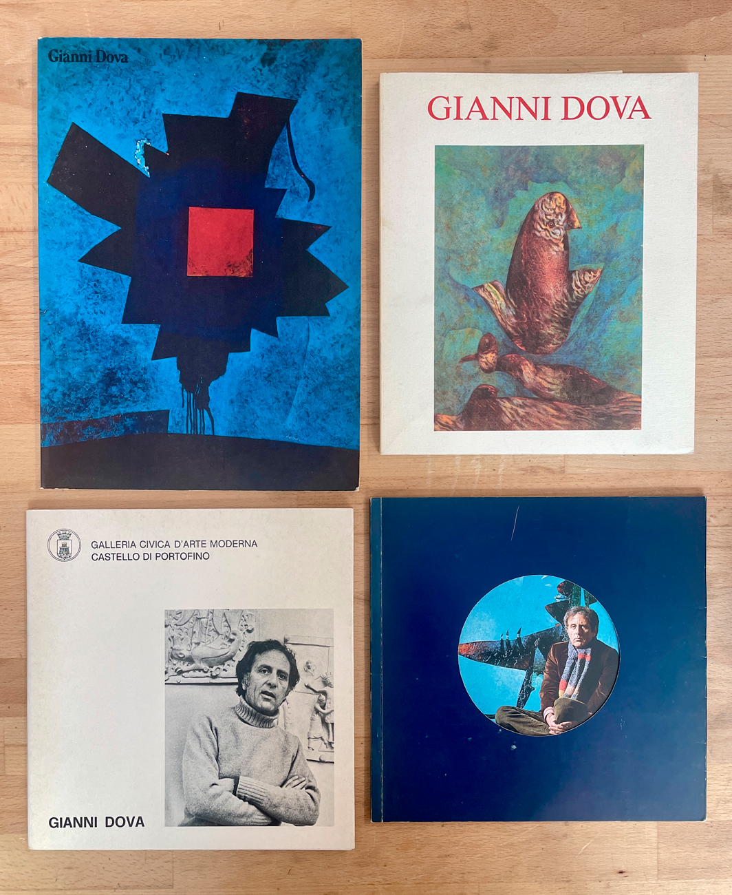 GIANNI DOVA - Lotto unico di 4 cataloghi