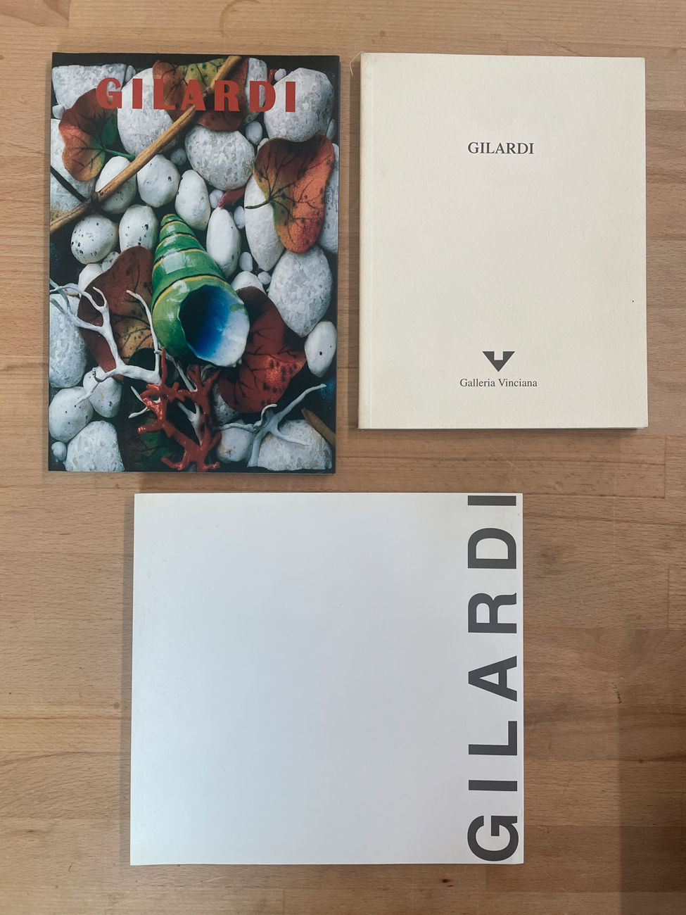 PIERO GILARDI - Lotto unico di 3 cataloghi