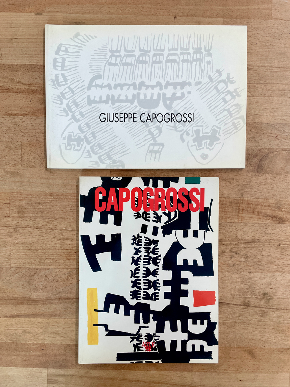 GIUSEPPE CAPOGROSSI - Lotto unico di 2 cataloghi