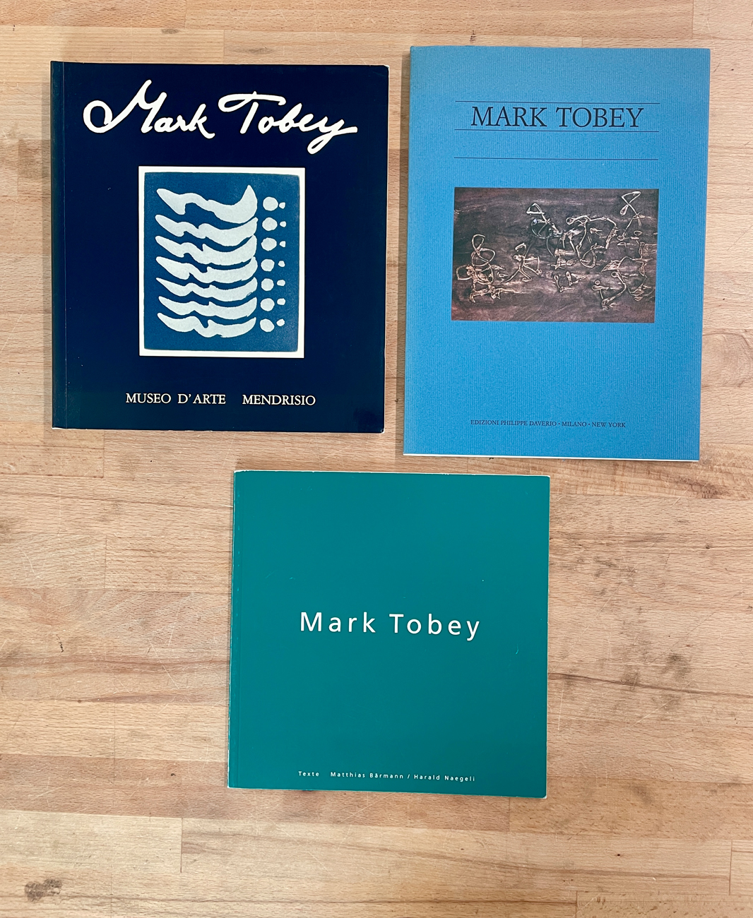 MARK TOBEY - Lotto unico di 3 cataloghi