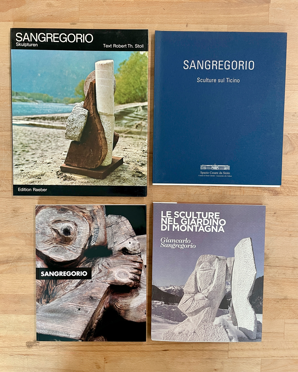 GIANCARLO SANGREGORIO - Lotto unico di 4 cataloghi