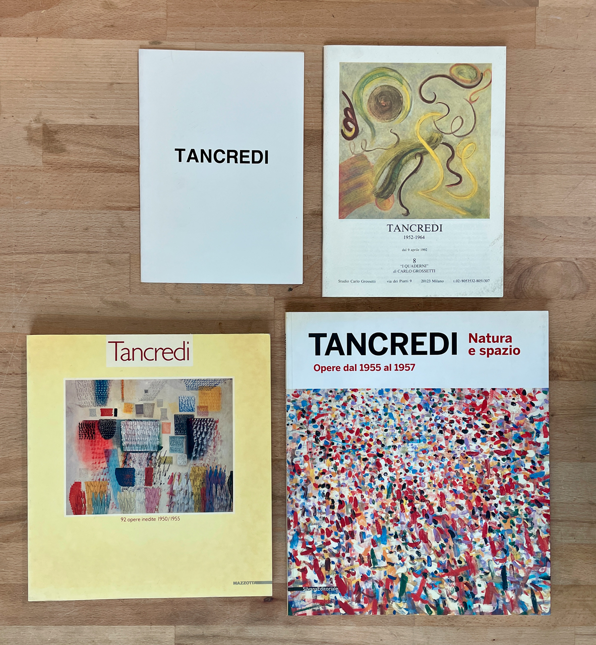 TANCREDI - Lotto unico di 4 cataloghi