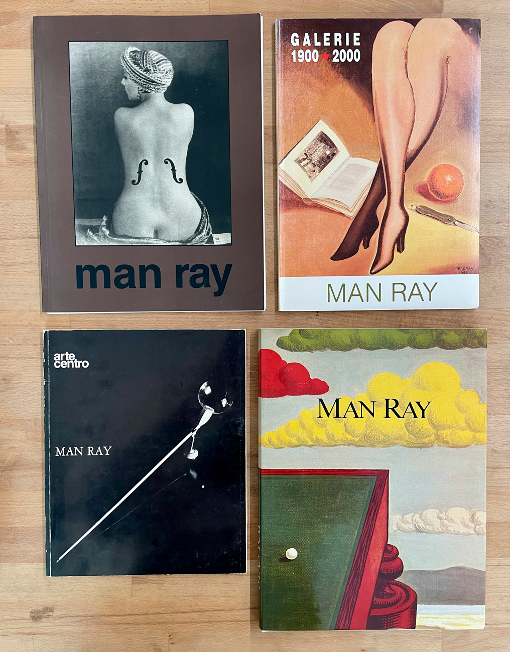 MAN RAY - Lotto unico di 4 cataloghi