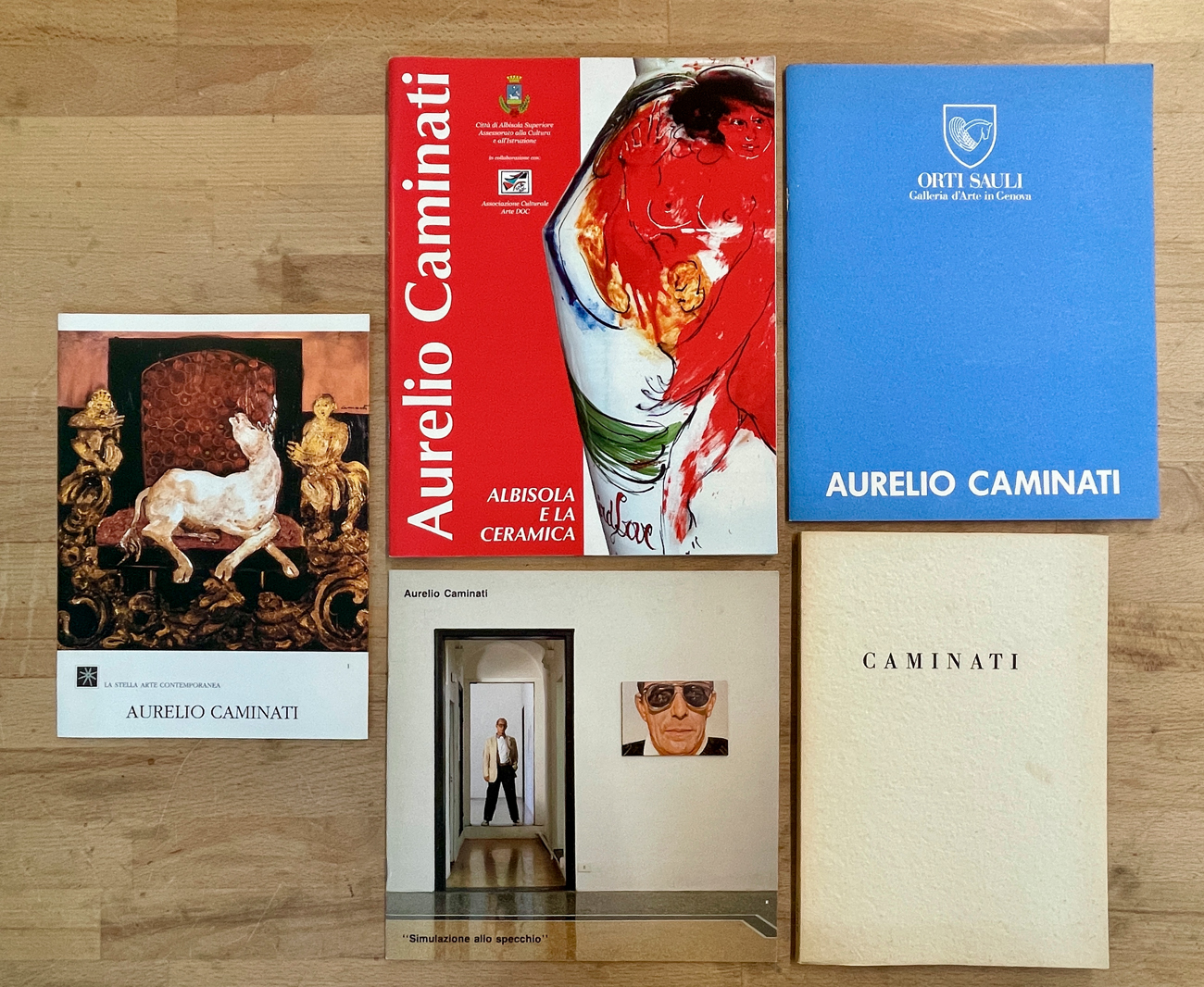AURELIO CAMINATI - Lotto unico di 5 cataloghi