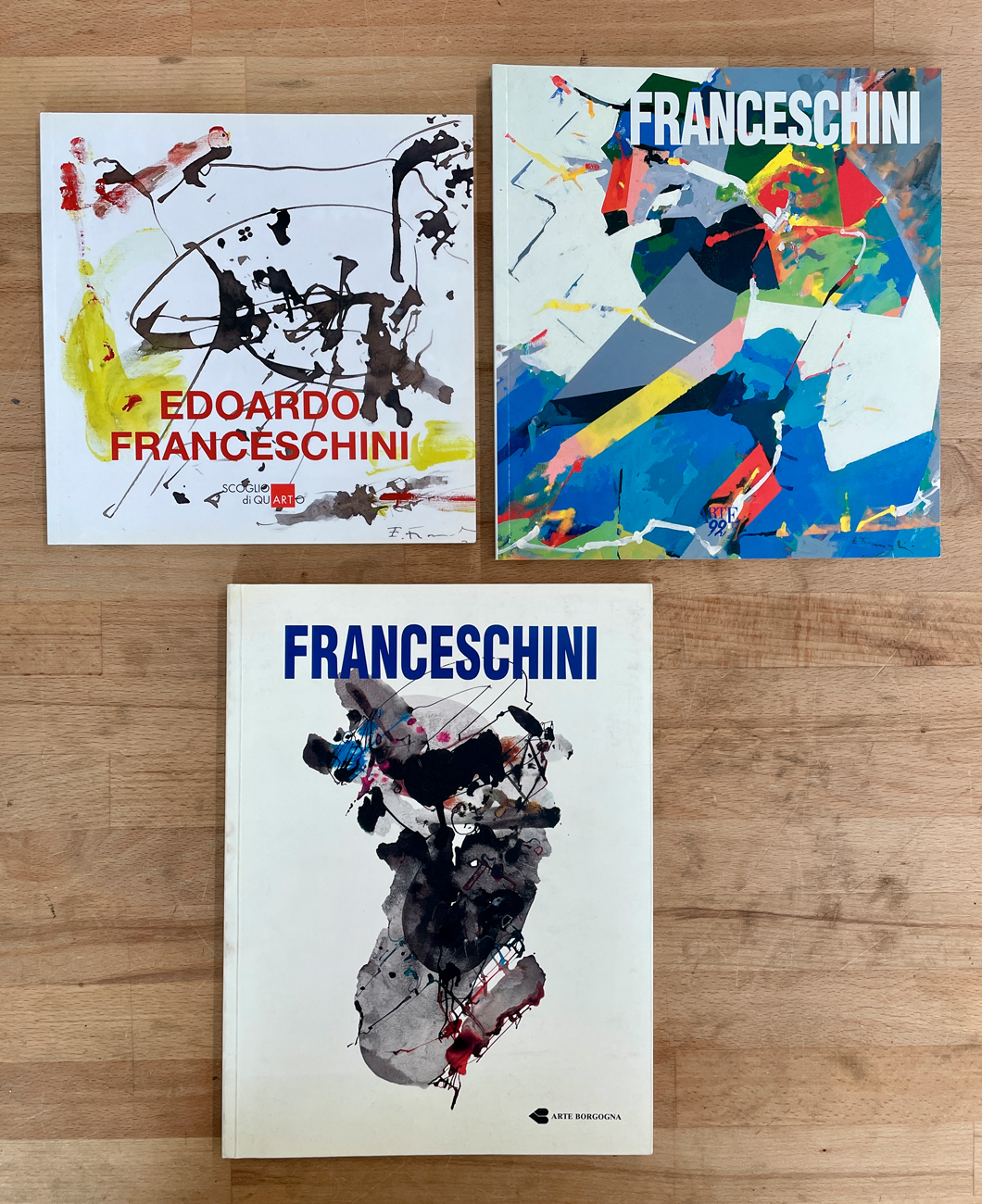 EDOARDO FRANCESCHINI - Lotto unico di 3 cataloghi