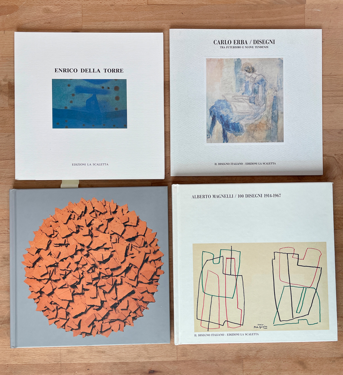 GALLERIA LA SCALETTA, REGGIO EMILIA (MAGNELLI, DELLA TORRE, ERBA, MAINOLFI) - Lotto unico di 4 cataloghi