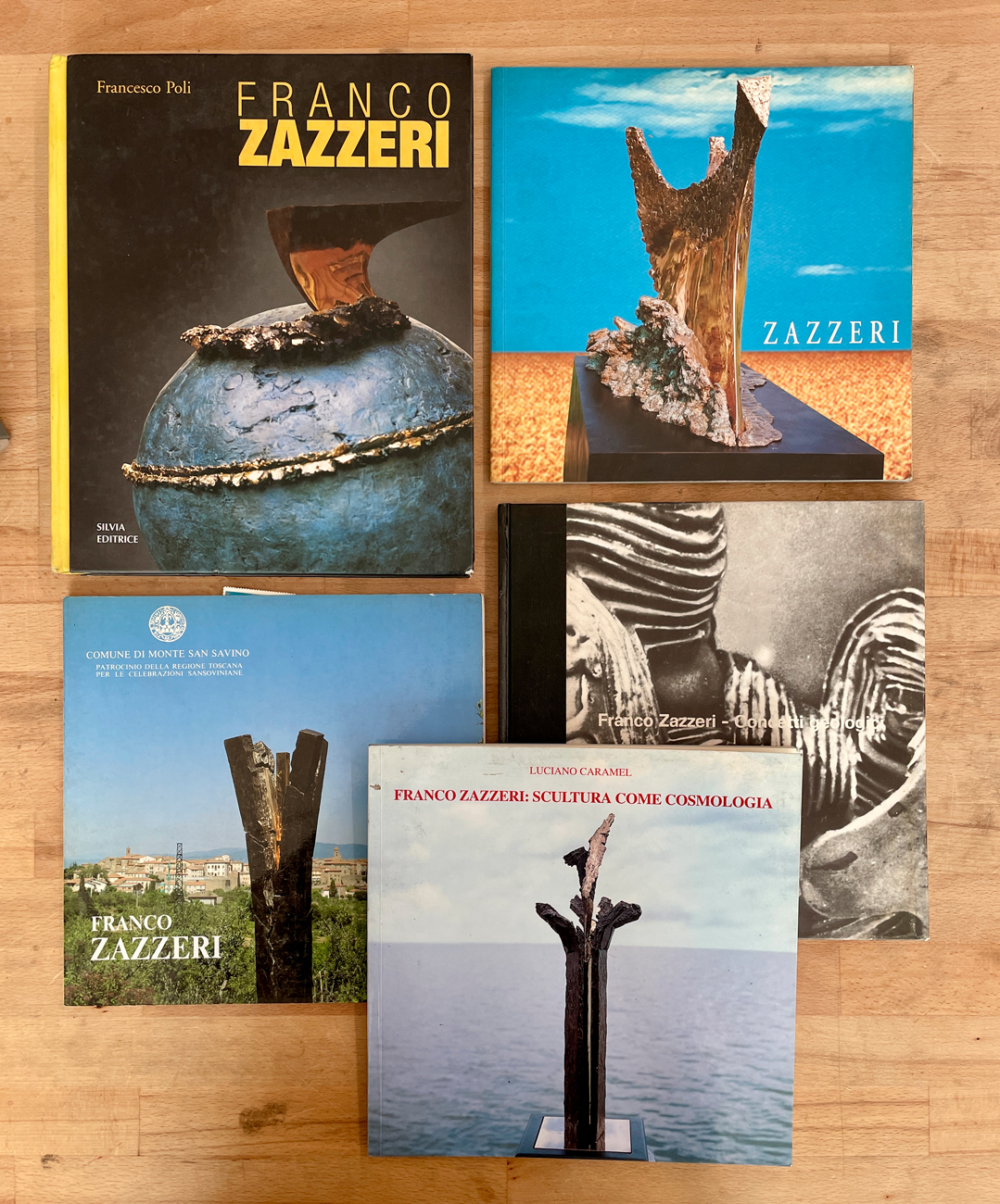 FRANCO ZAZZERI - Lotto unico di 5 cataloghi