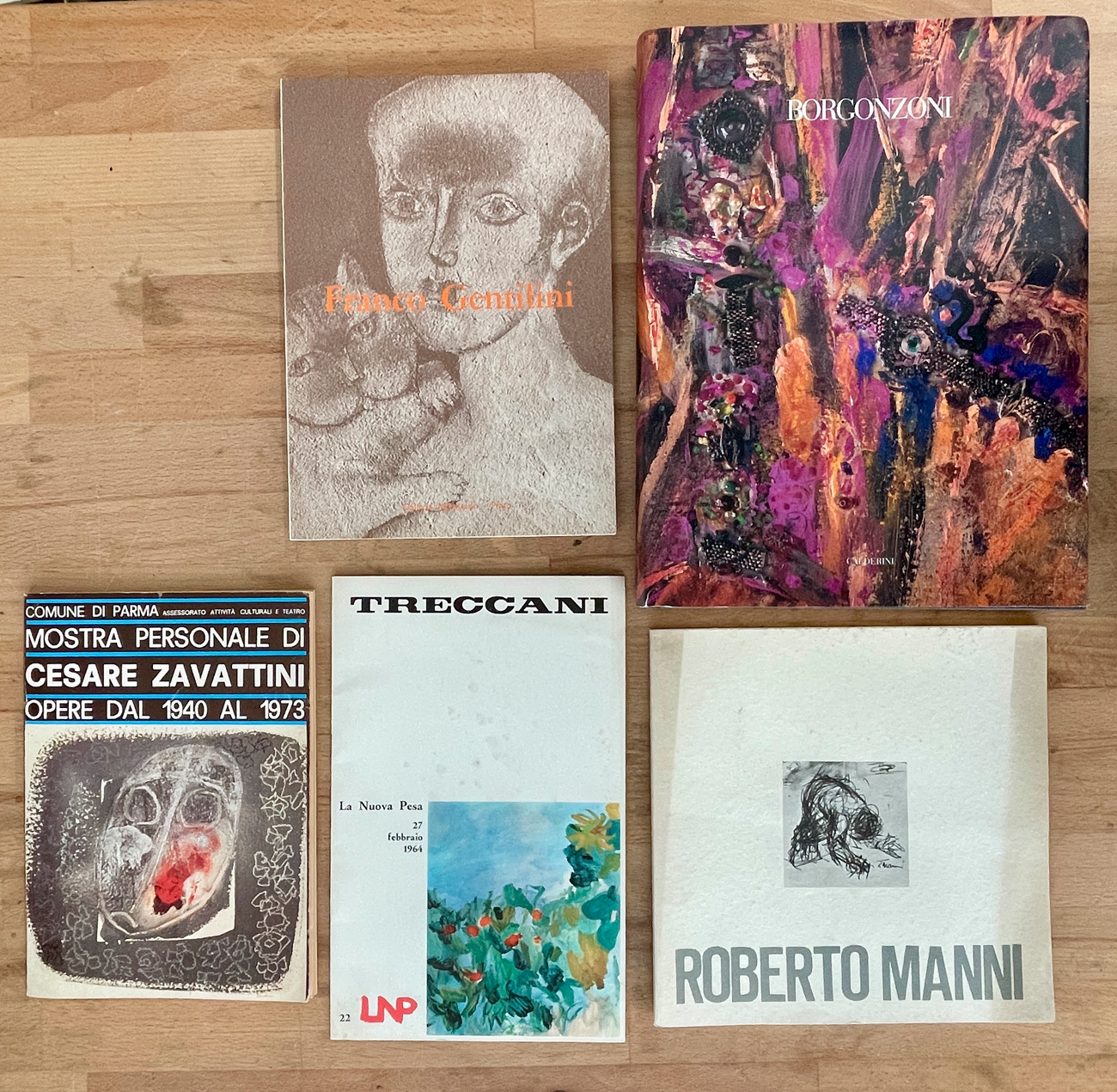 ARTE FIGURATIVA DEL DOPOGUERRA - Lotto unico di 5 cataloghi