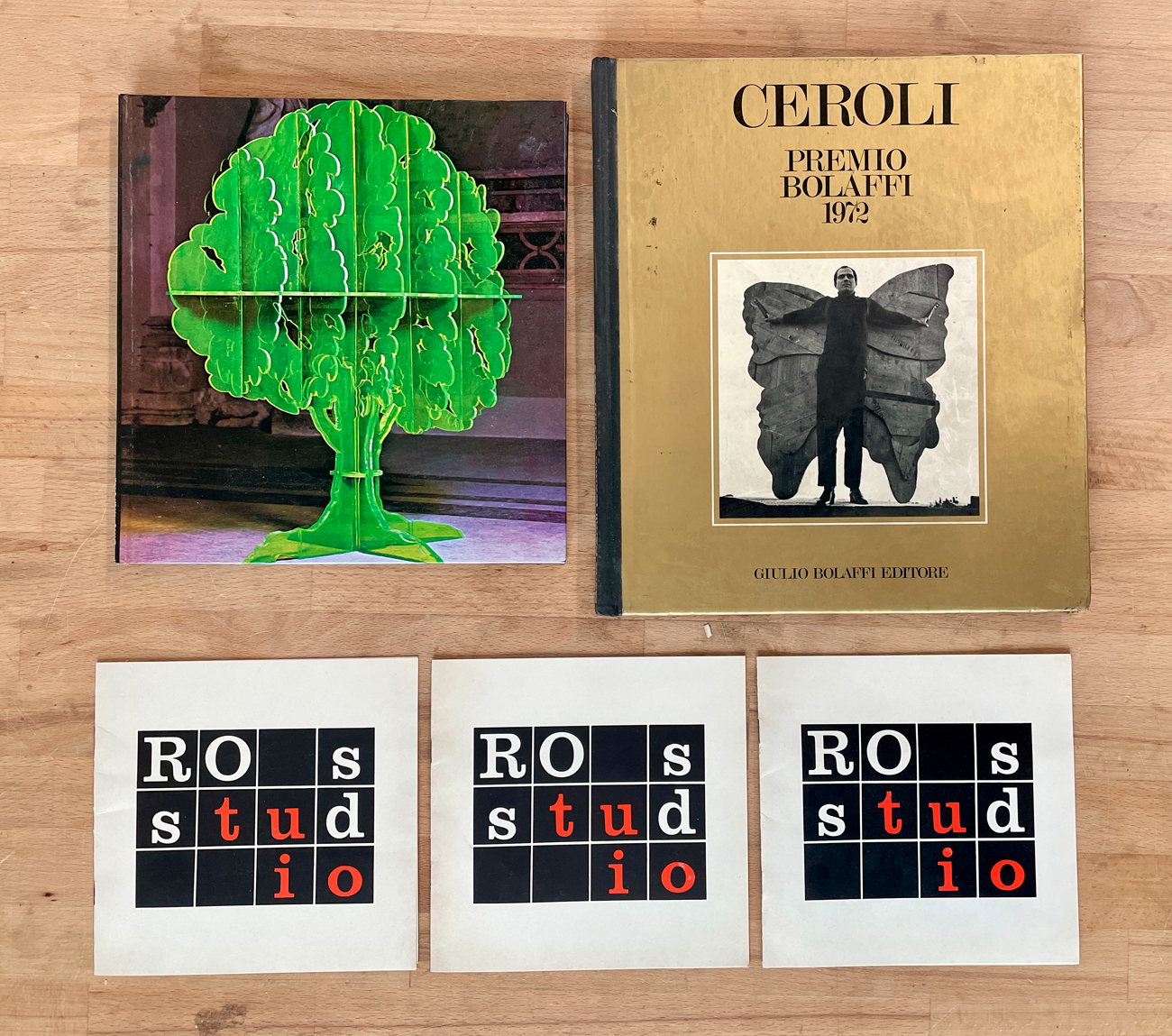 GINO MAROTTA E MARIO CEROLI - Lotto unico di 5 cataloghi