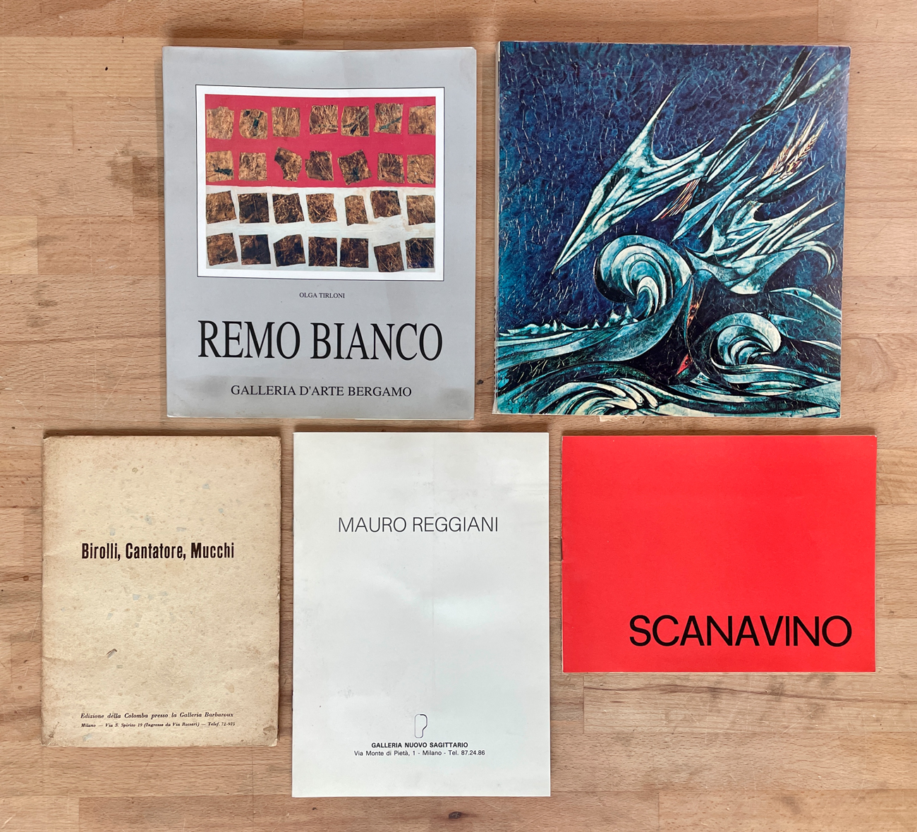 ARTE ITALIANA DEL DOPOGUERRA - Lotto unico di 5 cataloghi