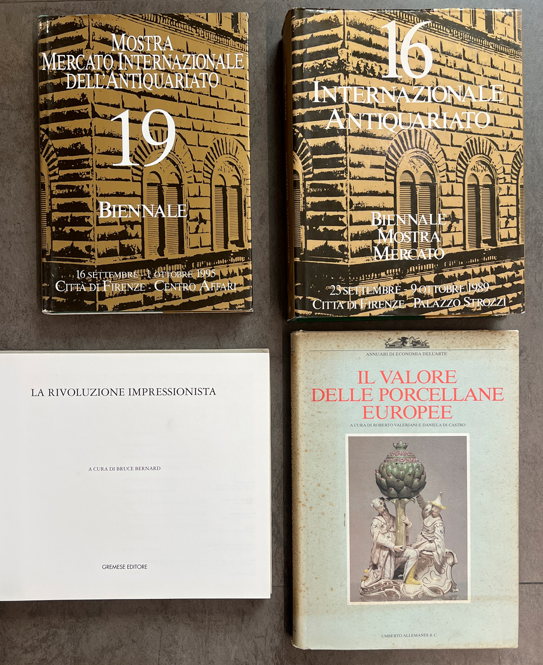 ANTIQUARIATO, PORCELLANE, IMPRESSIONISMO - Lotto unico di 4 cataloghi