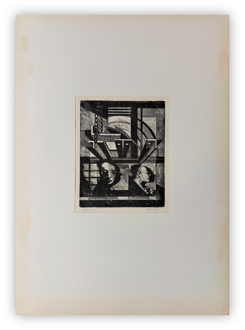 AMLETO D'OTTAVI (1923-1989) - Senza Titolo

