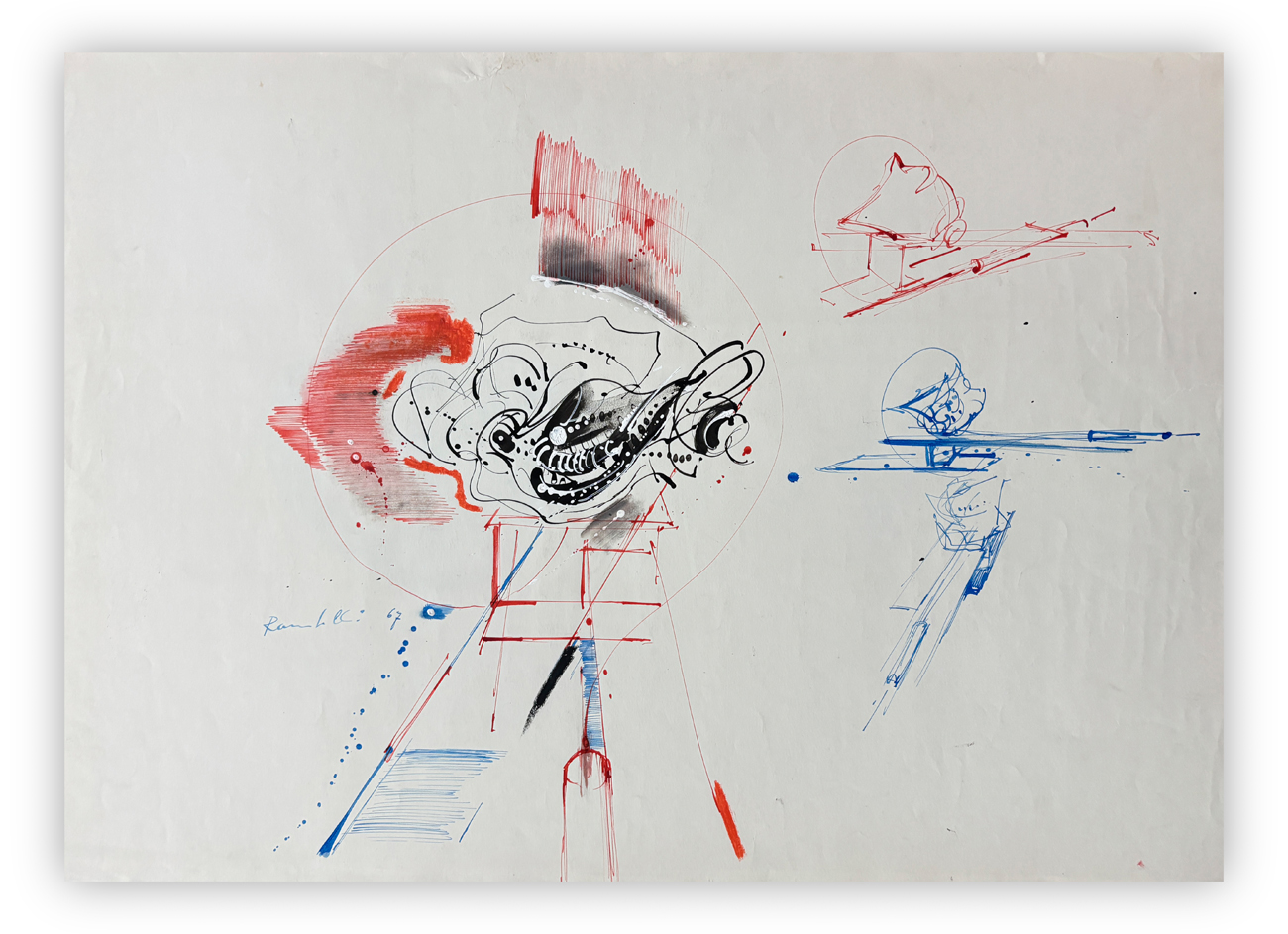 AMILCARE RAMBELLI (1924-1976) - Senza Titolo, 1967
