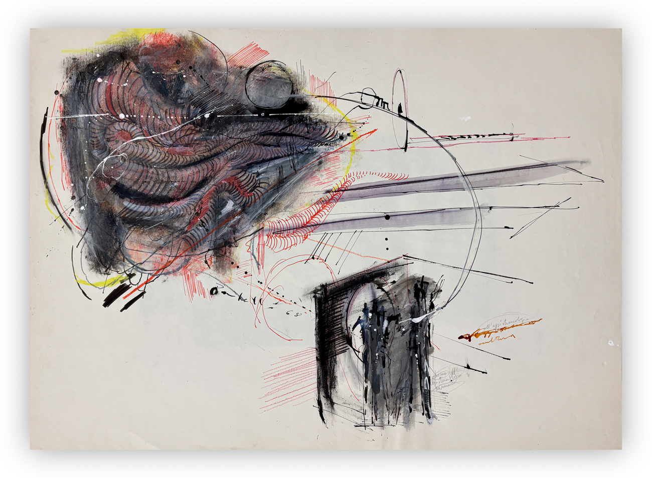 AMILCARE RAMBELLI (1924-1976) - Senza Titolo, 1968