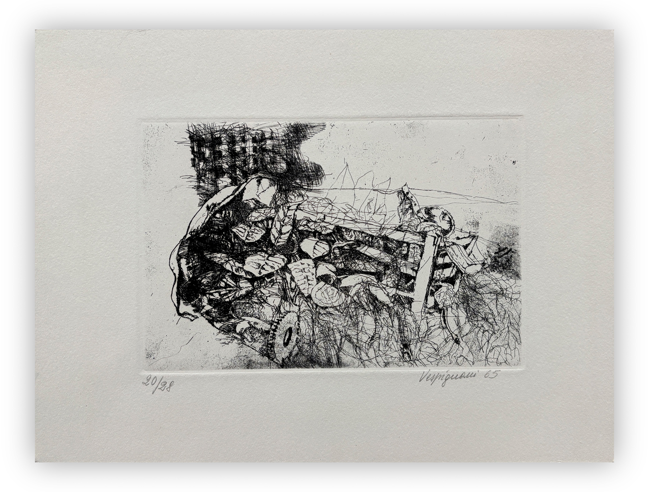 RENZO VESPIGNANI (1924-2001) - Senza Titolo, 1965