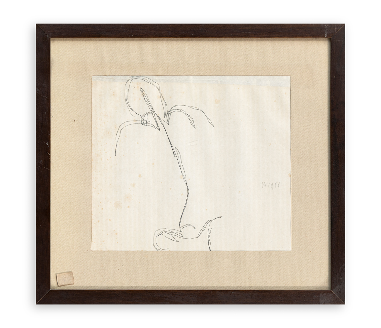 VASCO BENDINI (1922-2015) - Senza Titolo, 1966