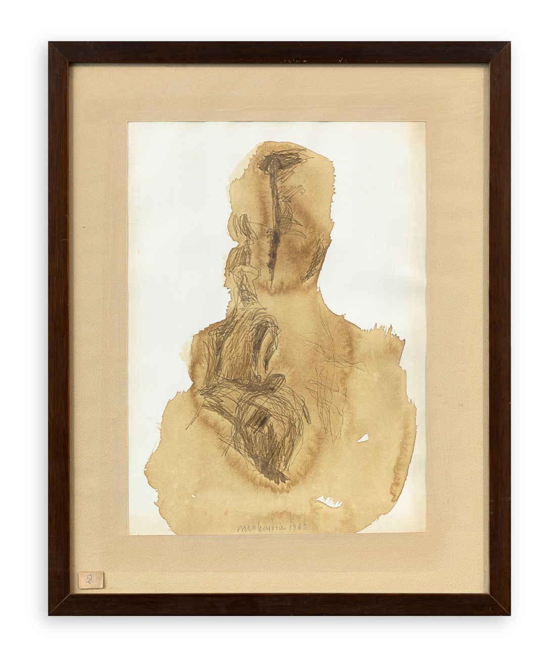 VASCO BENDINI (1922-2015) - Senza Titolo, 1965
