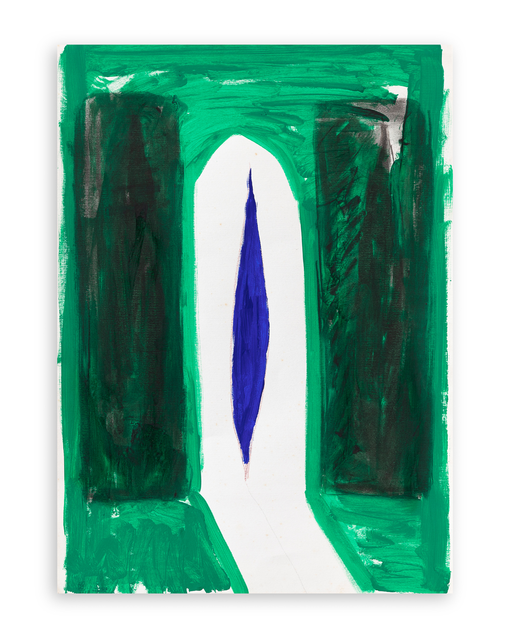 HOSSEIN GOLBA (1956) - Senza Titolo, 1990