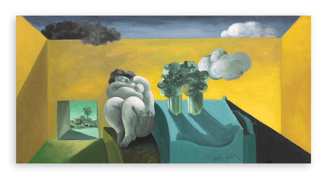 ERCOLE PIGNATELLI (1935) - Nudo nel recinto 
