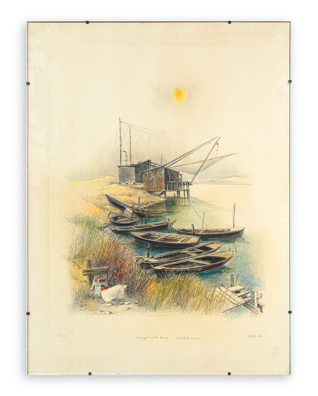 GIOVANNI CAPPELLI (1923-1994) - Paesaggio della Bassa, 1987